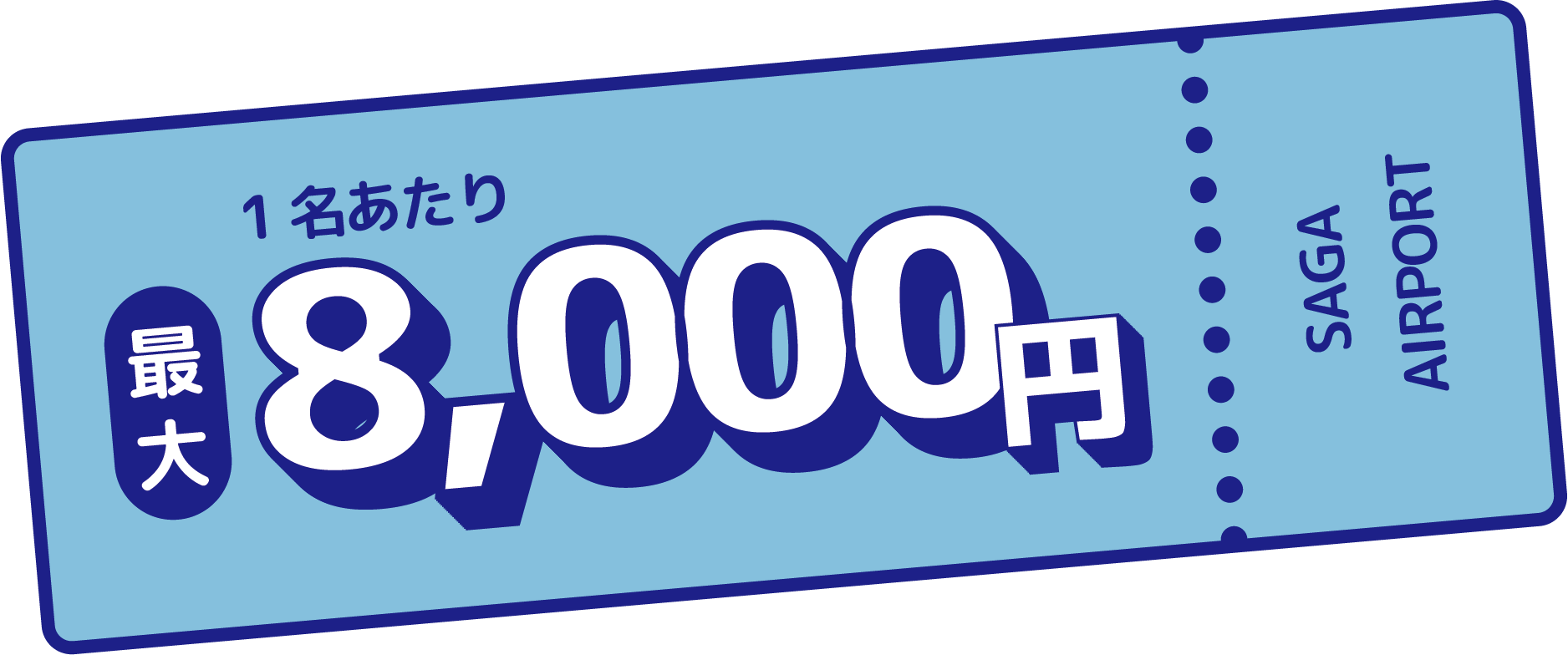 1名あたり最大8,000円